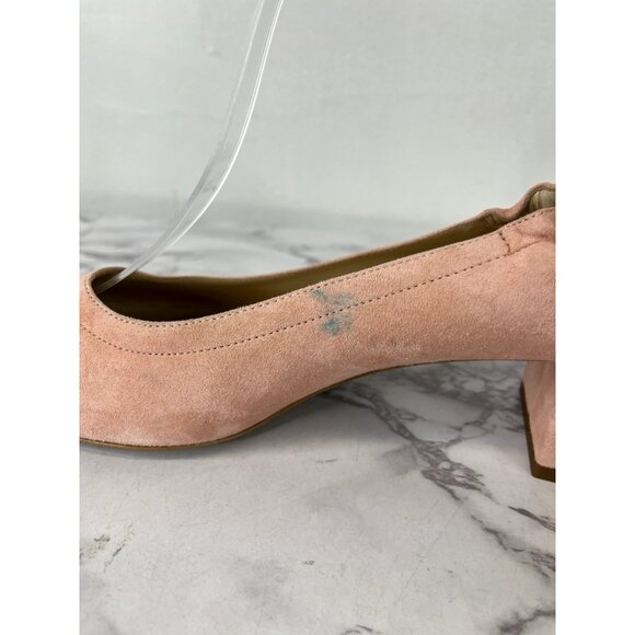 Everlane Women's Pale Pink Suede The Leather Day Heel Sz 10 - Picture 10 of 12